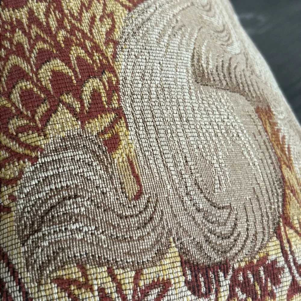 Pillow Tapestry Shih Tzu Dog Brown Zips St Island GA France